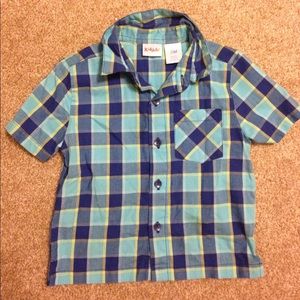 24 Months Plaid Button Down